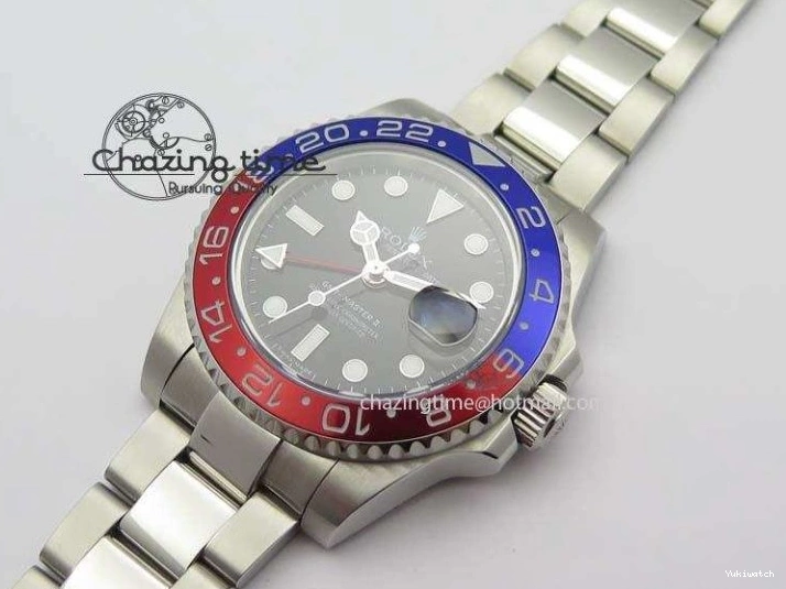 BLRO GMT-Master 116719 Dial A3186 Bp-Maker SS SS Bracelet II Black On 0414